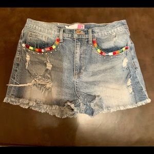 Juicy couture denim shorts